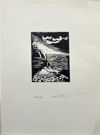 Art work by  Mantelli  Marina - lithography paper 